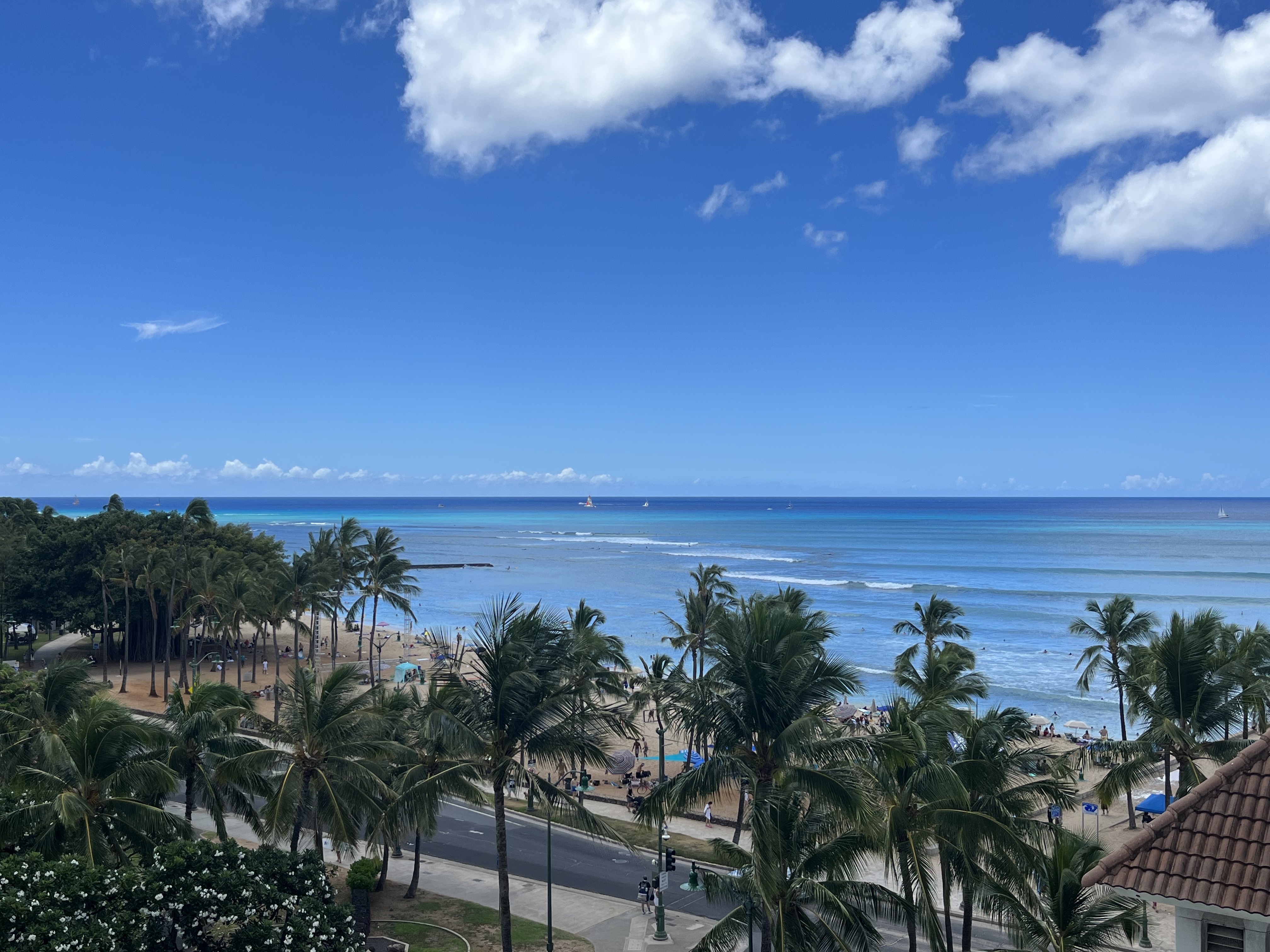 Pacific Ocean at Honolulu, Hawaii